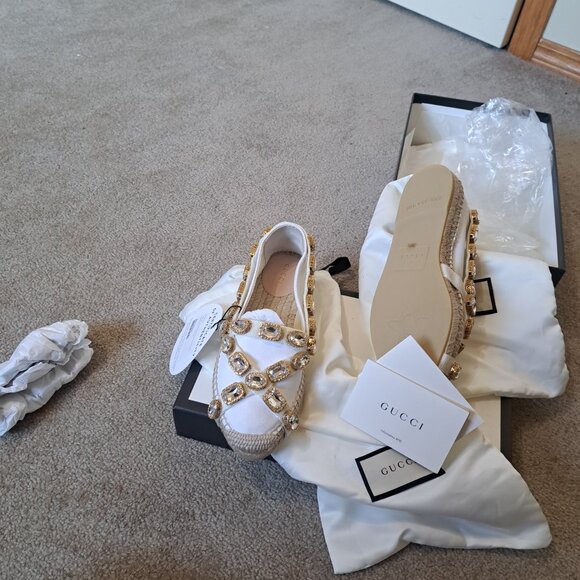 Authentic GUCCI espadrilles Size 36.5 - Picture 11 of 12